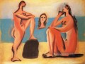 Trois baigneuses 2 1920 kubistisch